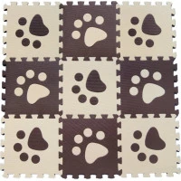 Penové BABY puzzle Hnedé labky B (29,5x29,5)