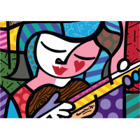BLUEBIRD Puzzle Dievča s gitarou 1000 dielikov