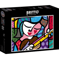 BLUEBIRD Puzzle Dievča s gitarou 1000 dielikov