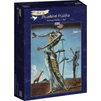 BLUEBIRD Puzzle Horiaca žirafa 1000 dielikov