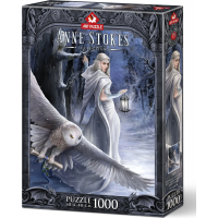 ART PUZZLE Puzzle Kolekcia Anne Stokes: Polnočný posol 1000 dielikov