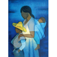 BLUEBIRD Puzzle Matka a deti 1000 dielikov