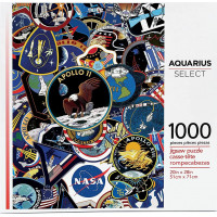 AQUARIUS Puzzle Nasa: Nášivky misií 1000 dielikov