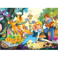 EUROGRAPHICS Puzzle Princezná s nádhernými vlasmi 100 dielikov