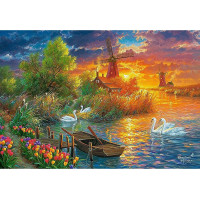 CASTORLAND Puzzle Holandská idylka 1000 dielikov