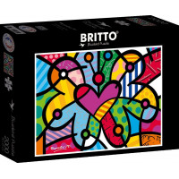 BLUEBIRD Puzzle Srdečný motýľ 2000 dielikov
