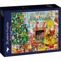 BLUEBIRD Puzzle Veselé Vianoce z 50. rokov 1000 dielikov