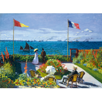 BLUEBIRD Puzzle Záhrada v Sainte-Adresse (1867) 3000 dielikov