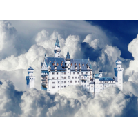 BLUEBIRD Puzzle Zámok Neuschwanstein v oblakoch 500 dielikov
