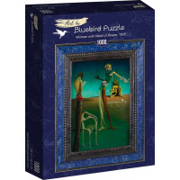 BLUEBIRD Puzzle Žena s hlavou z ruží 1000 dielikov