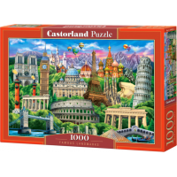CASTORLAND Puzzle Známe pamiatky 1000 dielikov