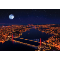 ART PUZZLE Svietiace puzzle Tri mosty, Bospor 1000 dielikov
