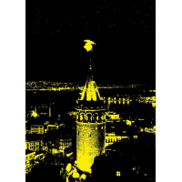ART PUZZLE Svietiace puzzle Galatská veža 1000 dielikov