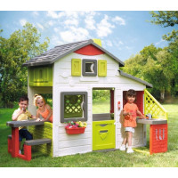 SMOBY Záhradný domček Neo Friends House s kuchynkou a piknikovým stolom