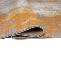 Moderný kusový koberec SPRING Splash - oranžový