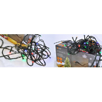 LED vonkajšia vianočná reťaz - 200 LED - 8 funkcií - časovač