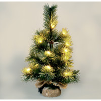 Vianočný stromček 45 cm - 15 LED - časovač