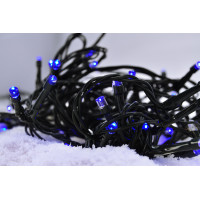 LED vianočná reťaz - 20 LED - modré svetlo