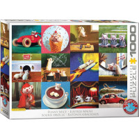 EUROGRAPHICS Puzzle Legrační myši 1000 dielikov