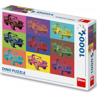 DINO Puzzle Pop Art: Tatra 1000 dielikov