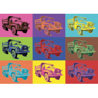 DINO Puzzle Pop Art: Tatra 1000 dielikov