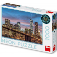DINO Svietiace puzzle New York 1000 dielikov