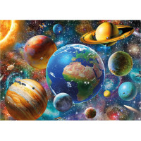 DINO Svietiace puzzle Planéty 1000 dielikov
