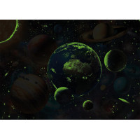DINO Svietiace puzzle Planéty 1000 dielikov