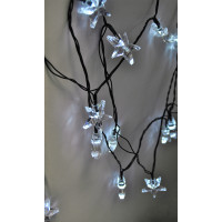 LED vianočná reťaz - Hviezdy - 20 LED - farba biela
