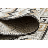 Kusový koberec Cooper Sisal Aztec 22218 ecru/black