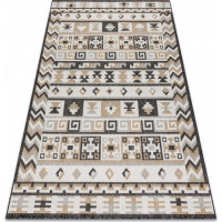 Kusový koberec Cooper Sisal Aztec 22218 ecru/black