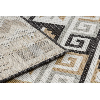 Kusový koberec Cooper Sisal Aztec 22218 ecru/black