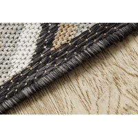 Kusový koberec Cooper Sisal Aztec 22218 ecru/black