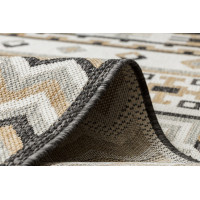 Kusový koberec Cooper Sisal Aztec 22218 ecru/black