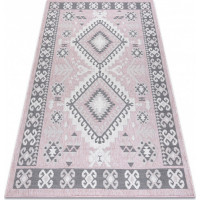 Kusový koberec Sion Sisal Aztec 3007 pink/ecru