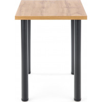 Jedálenský stôl DOME 90x60x75 cm - dub wotan/čierny