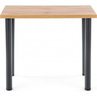 Jedálenský stôl DOME 90x60x75 cm - dub wotan/čierny