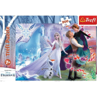 TREFL Puzzle Ľadové kráľovstvo: Svet sestier 200 dielikov