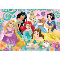 TREFL Puzzle Šťastný svet princezien 200 dielikov