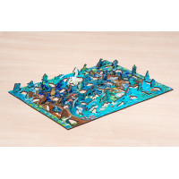 RAVENSBURGER Drevené puzzle Čarovný les 500 dielikov