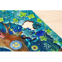 RAVENSBURGER Drevené puzzle Čarovný les 500 dielikov