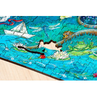 RAVENSBURGER Drevené puzzle Čarovný les 500 dielikov