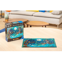 RAVENSBURGER Drevené puzzle Čarovný les 500 dielikov