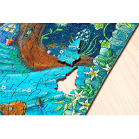 RAVENSBURGER Drevené puzzle Čarovný les 500 dielikov