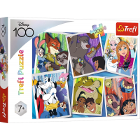 TREFL Puzzle Disney 100 rokov: Postavičky Disney 200 dielikov