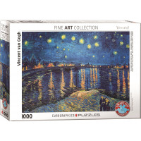 EUROGRAPHICS Puzzle Hviezdna noc nad Rhonou 1000 dielikov