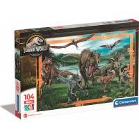 CLEMENTONI Puzzle Jurský svet MAXI 104 dielikov