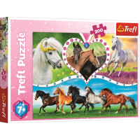 TREFL Puzzle Krásne kone 200 dielikov