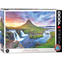 EUROGRAPHICS Puzzle Vodopád Kirkjufell, Island 1000 dielikov