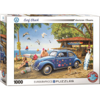 EUROGRAPHICS Puzzle VW Chrobák a surferi 1000 dielikov